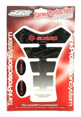 Наклейка на бак TankProtectionSystem PRO GRIP Suzuki Black/White #16