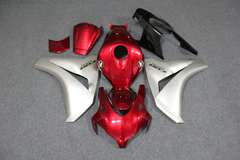 Комплект пластика для мотоцикла Honda CBR 1000RR 08-11 Красно-Серебрянный