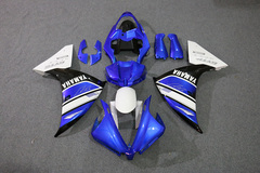 Комплект пластика для мотоцикла Yamaha YZF-R1 12-14 Сине-черно-белый (заводской)