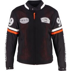 Von Dutch - California Men Air Mesh Jacket / Черно-оранжевый