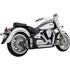 VANCE & HINES EXHAUST SSHOTS 1700 RDSTR EXHAUST SHORTSHOTS STAGGERED CHROME