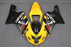 Комплект пластика для мотоцикла Suzuki GSX-R600/750 04-05 Желто-Черный