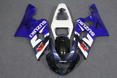 Комплект пластика для мотоцикла Suzuki GSX-R600/750 04-05 Сине-Белый(белый хвост)