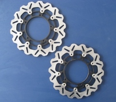 Тормозные диски передние для мотоцикла (2шт.) для Yamaha YZF-R1 04-06