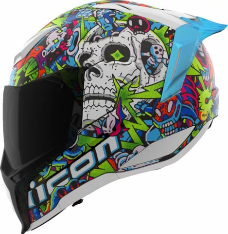 Купить мотошлем интеграл ICON Airflite Skull18 по цене 43 100 руб.