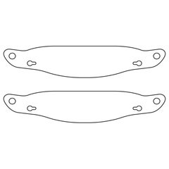 Pinlock Racing Optics Xstack 10 Dirt X3 / Пленки для визора Tracshield