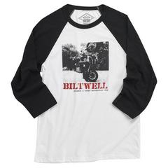 Not Dead Raglan / Черно-белый