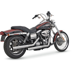 VANCE & HINES MUFFLERS 91-17 FXD/FXDWG MUFFLER STRAIGHTSHOTS HS CHROME