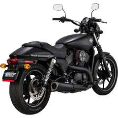 VANCE & HINES MUFFLER BLK 500 750 H-D MUFFLER COMPETITION SERIES SLIP-ON BLACK