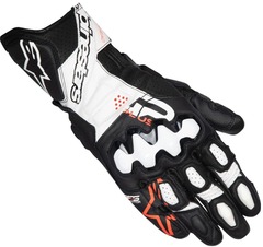 Gloves GP Plus R V3 Leather / Бело-черный