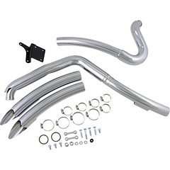 VANCE & HINES EXHAUST 2-2 BR CH06-17FXD EXHAUST SYSTEM 2-INTO-2 BIG RADIUS CHROME