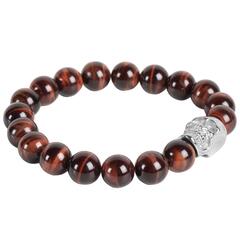 Bracelet skull Pierre Véritable / Коричневый