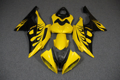 Комплект пластика для мотоцикла Yamaha YZF-R6 08-15 Черно-Желтый