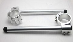 Клипоны для мотоцикла диаметром 51mm Серебряный