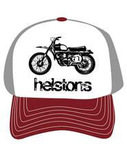 Cap Hakan Cross / Серо-Бордовый