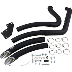 VANCE & HINES EXHAUST 2-2 BR BLK86-17ST Exhaust System Big Radius 2-into-2 Black