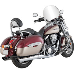 VANCE & HINES MUFFLERS 1700 KAWA 09 CHR MUFFLER TWIN SLASH ROUND CHROME