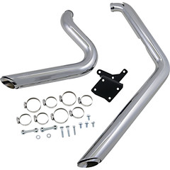 VANCE & HINES EXHAUST SS STAG 91-05DYNA EXHAUST SHORTSHOTS STAGGERED CHROME