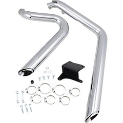 VANCE & HINES EXHAUST SS STAG.06-11 DYNA EXHAUST SHORTSHOTS STAGGERED CHROME