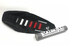 Чехол сиденья Honda CRF 250 05-09 и CRF 450 05-08  Бело-Красные вставки