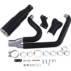 VANCE & HINES EXHAUST 2-1 BL SH86-17ST EXHAUST SYSTEM HI-OUTPUT 2-INTO-1 SHORT BLACK