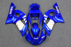 Комплект пластика для мотоцикла Yamaha YZF-R6 98-02 Сине-Белый