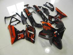 Комплект пластика для мотоцикла Kawasaki ZZR400/600 93-07 Corona Extra Черный с Золотом
