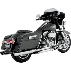 VANCE & HINES MUFFLER TW-SL RND 95-16FL MUFFLER TWIN SLASH ROUND CHROME
