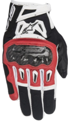 Gloves SMX-2 Air Carbon V2 Leather / Черно-красный