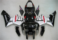 Комплект пластика для мотоцикла Honda CBR 600 RR 05-06 Черно-Серебряный
