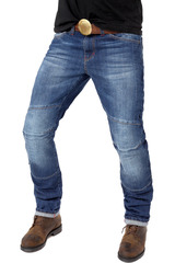 Python Strong Stretch Regular Fit / Синий