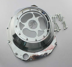 Крышка сцепления для мотоцикла Suzuki GSX-R1300 Hayabusa 99-07 Черная