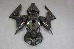Комплект пластика для мотоцикла Honda CBR 1000RR 06-07 Черный с белыми наклейками