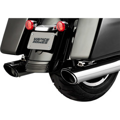 VANCE & HINES MUFFLER TWNS-SL CHR FL17-20 MUFFLER SLIP-ON TWIN SLASH ROUND CHROME