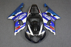 Комплект пластика для мотоцикла Suzuki GSX-R1000 00-02 Сине-Белый