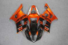 Комплект пластика для мотоцикла Suzuki GSX-R1000 03-04 Красно-Черный