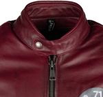 Blouson Chevy Cuir Buffalo / Бордовый