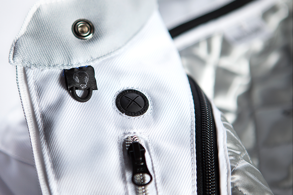 Мотокуртка - ICON HELLA 2 (женская, текстиль, белая)