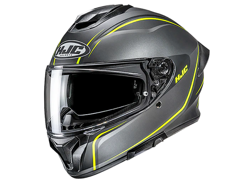 Купить Мотошлем Интеграл HJC C71 Quez MC3HSF / Серо-желтый