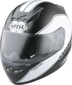 Мотошлем - MTR S-7 (черно-белый)