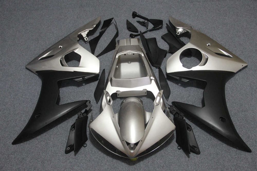 Комплект пластика для мотоцикла Yamaha YZF-R6 05 Черно-Серый