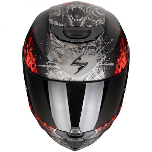 Купить Мотошлем Интеграл Scorpion EXO EXO-391 Wolf / Матовый / Черно-красный