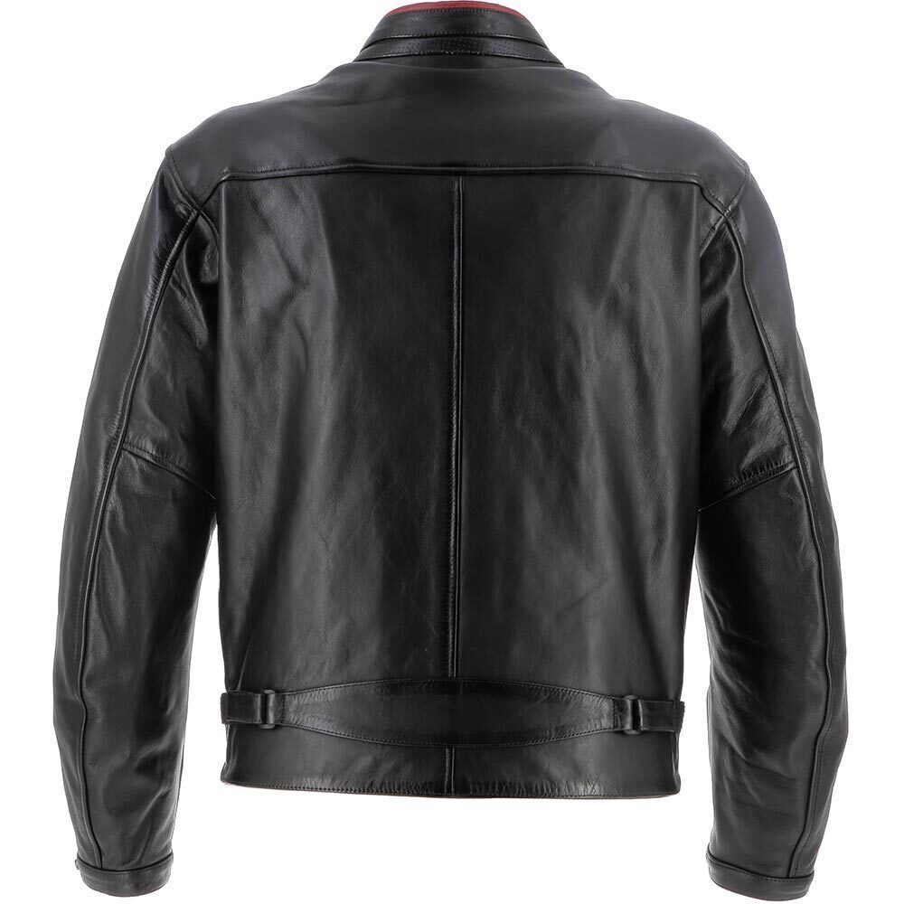 Купить мотокуртка кожаная HELSTONS Ace Cuir Rag 10 ans / Черный по