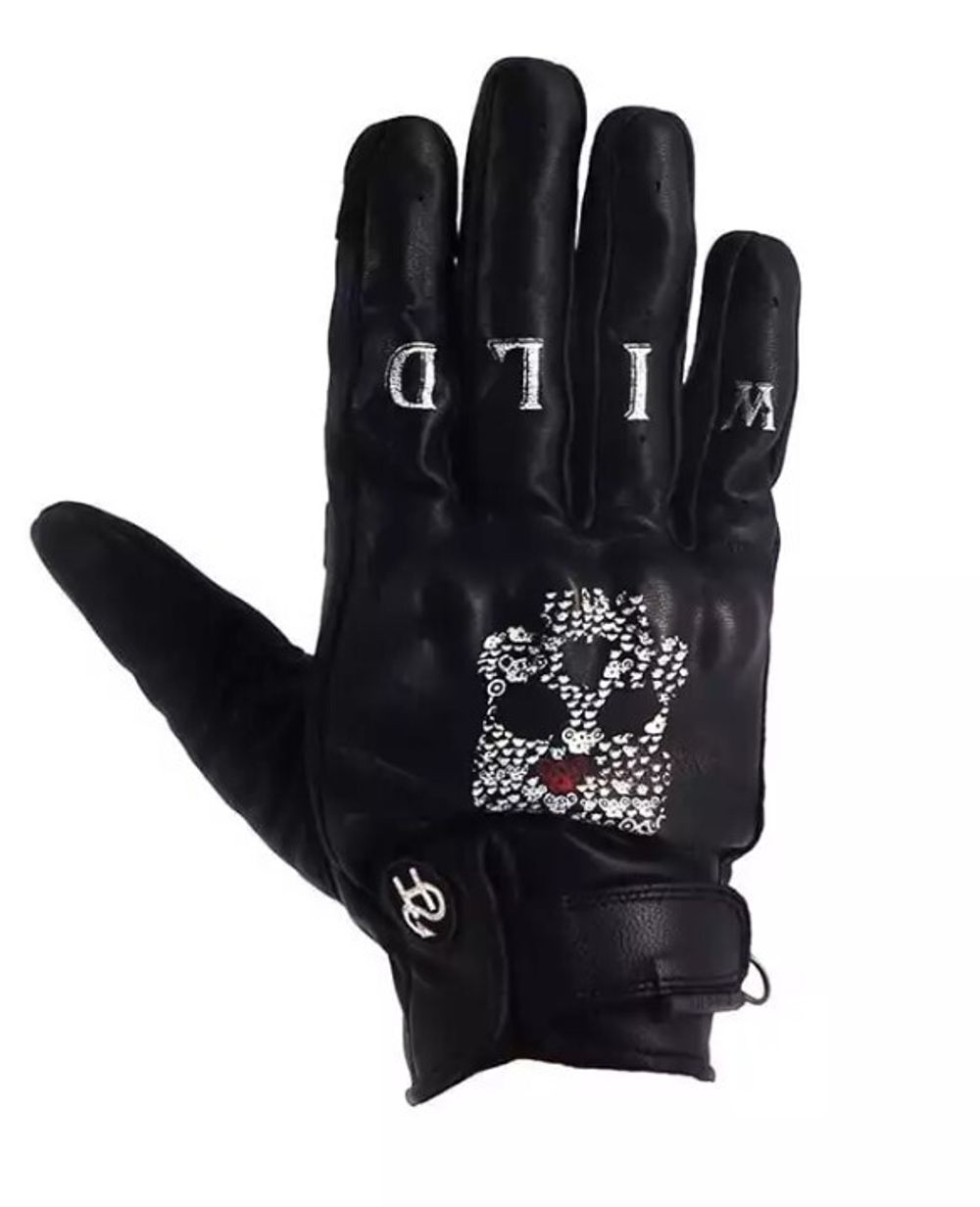 Gants Skull Ete Cuir / Черный