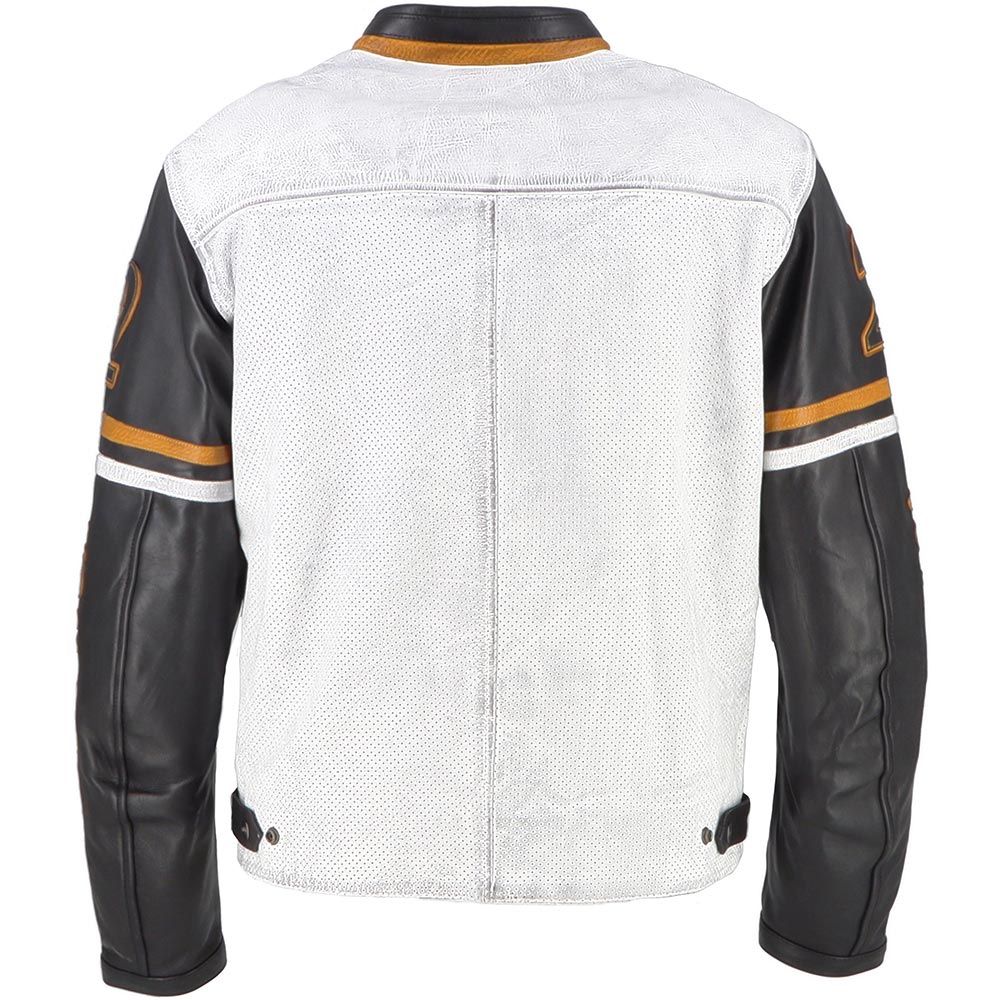Von Dutch - California Men Air Cuir Jacket / Бело-черный