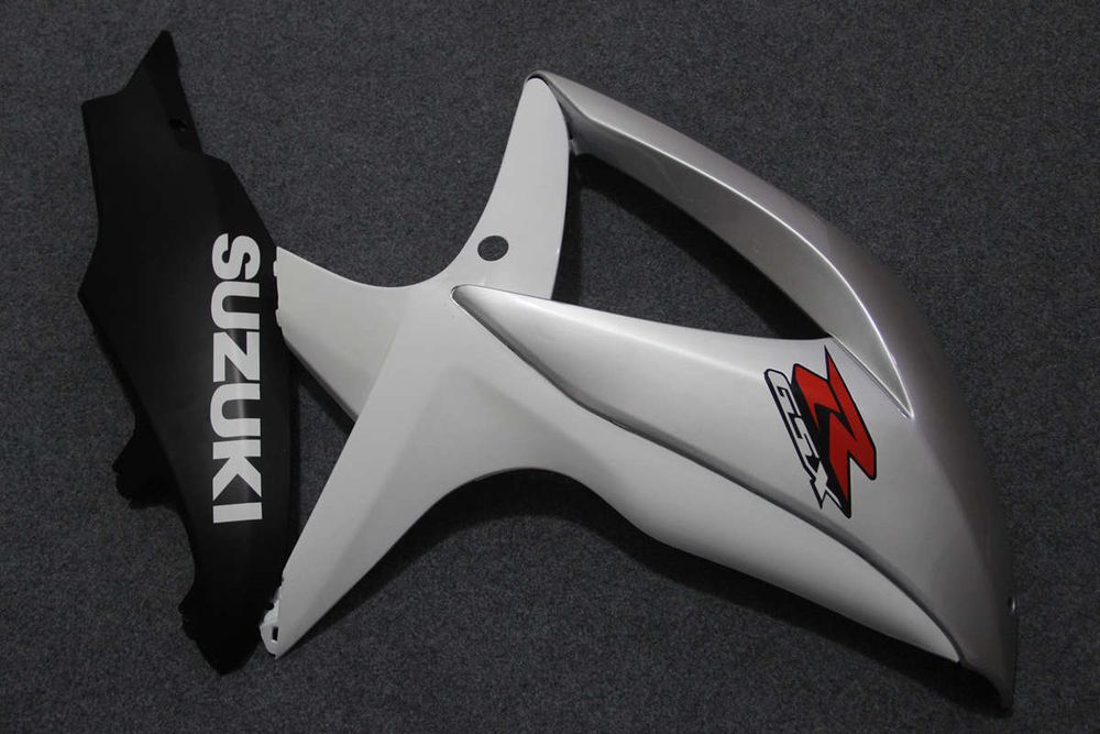 Комплект пластика для мотоцикла Suzuki GSX-R600/750 08-10 Бело-Серебрянный