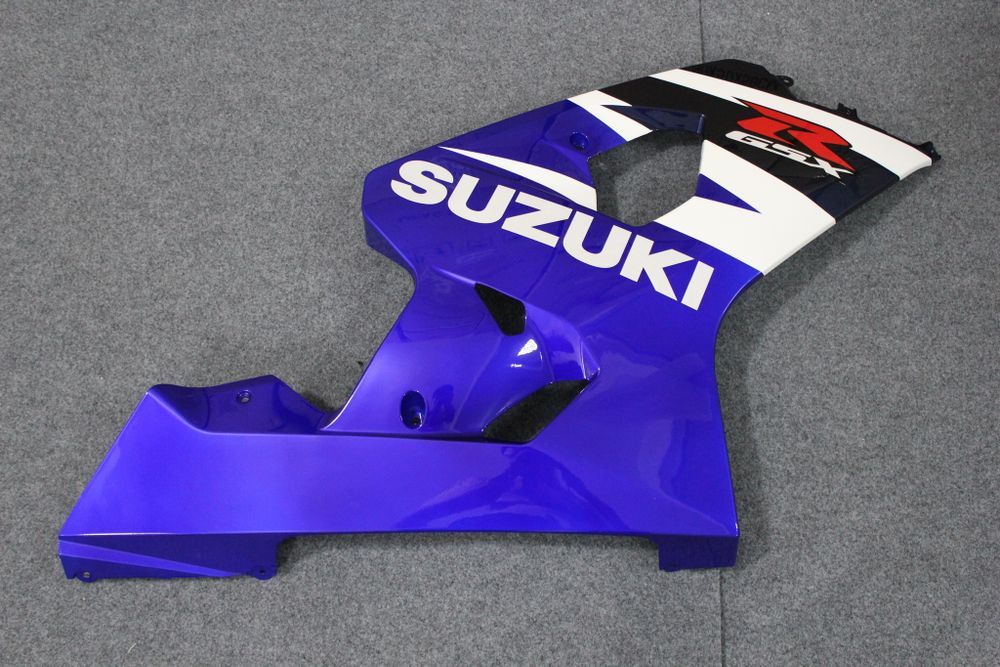 Комплект пластика для мотоцикла Suzuki GSX-R600/750 04-05 Сине-Белый(белый хвост)