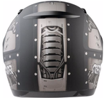 Мотошлем - STREETFIGHTER TRANSFORMER (матовый, черно-белый)