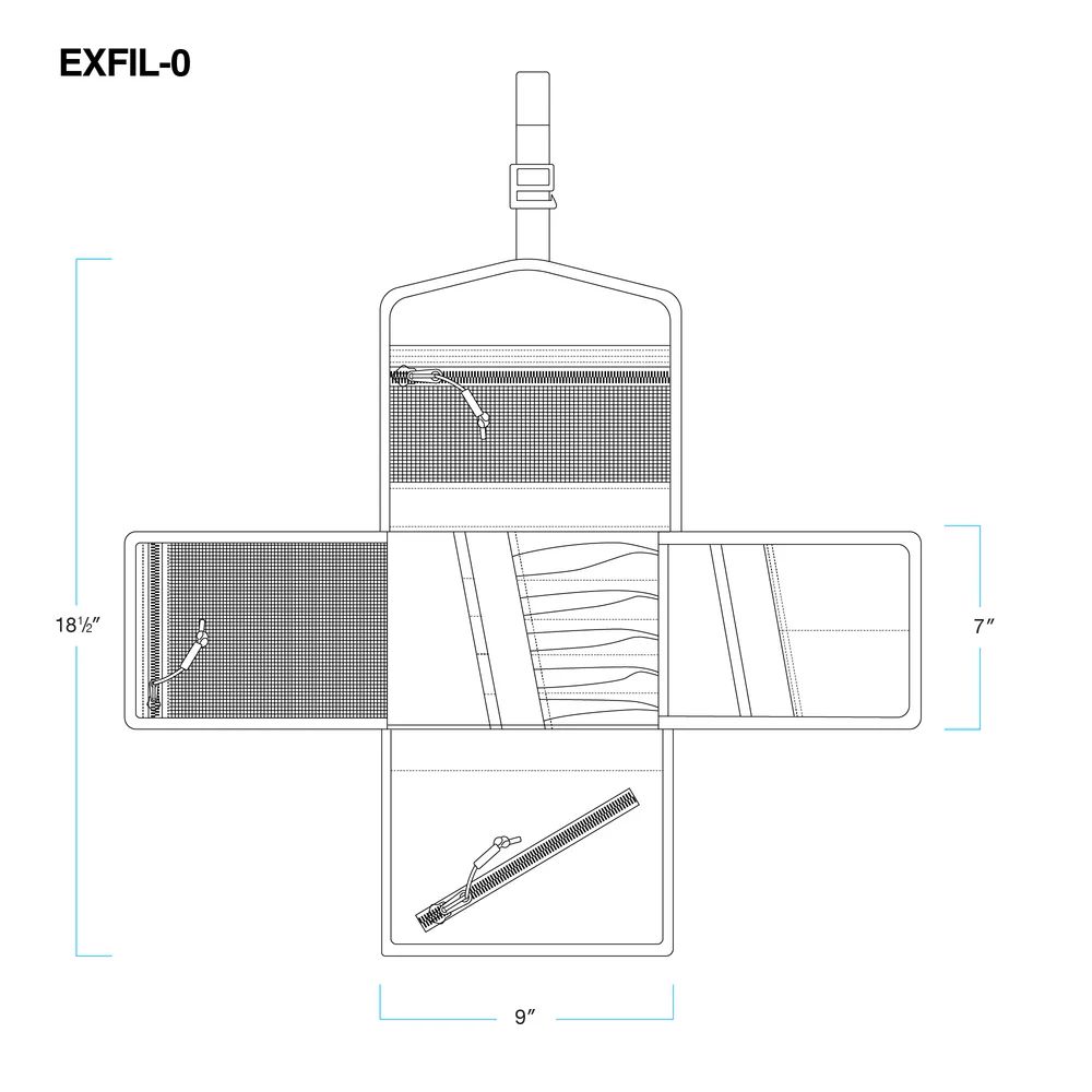 Exfil-0 Tool Roll / Черный