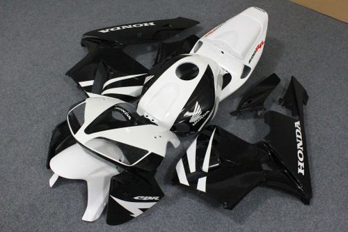 Комплект пластика для мотоцикла Honda CBR 600 RR 05-06 Бело-Черный